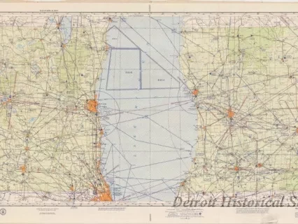 Chart, Aeronautical - Milwaukee Sectional Aeronautical Chart