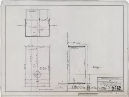 Drawing, Technical - Housing for Fan Engine for
Captain Thomas Wilson