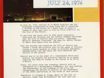Proclamation
