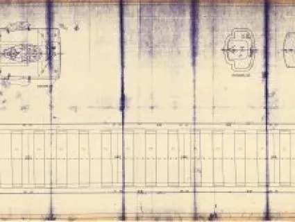 Blueprint - S.S. John A. France,
Great Lakes Vessel