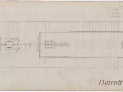 Drawing, Technical - [Boat Deck]
