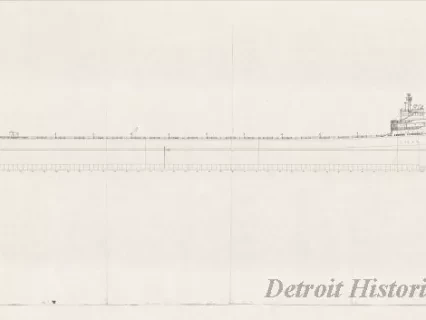 Photocopy - Hull No. 301, Outboard Profile
[SS Edmund Fitzgerald]