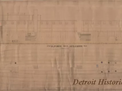 Drawing, Technical - Twin Screw Str. Ann Arbor No. 1,
Built for the T.A.A. & N.M. Railroad Co.