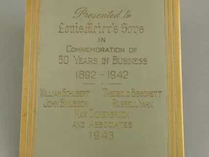Plaque, Award