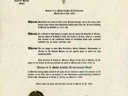 Proclamation