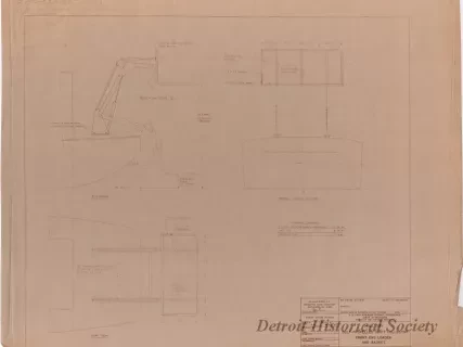 Drawing, Technical - Hull 339, Self-Propelled Drift Collector,
Front End Loader and Basket