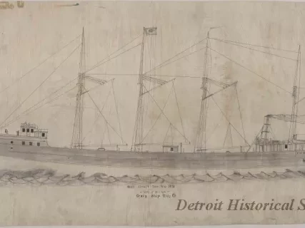 Drawing - Sail Draft Str. No. 39,
Craig Ship Bldg. Co.