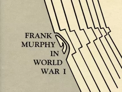 Booklet - Frank Murphy in World War I