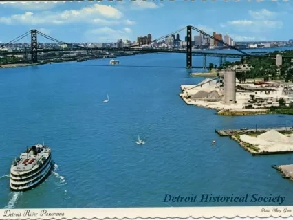 Postcard - Detroit River Panorama