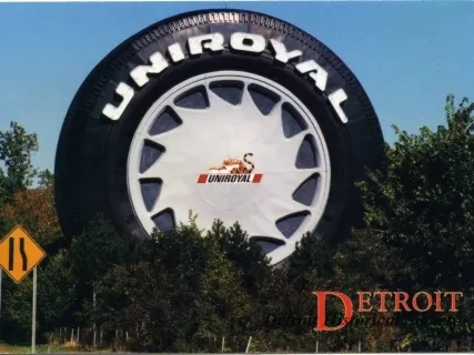 Postcard - Detroit