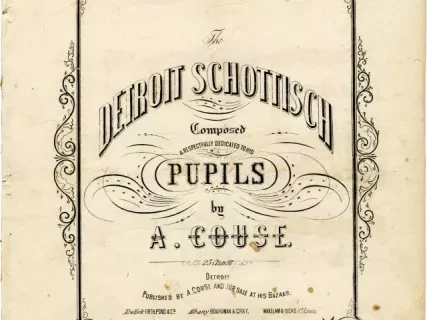 Music, Sheet - The Detroit Schottisch