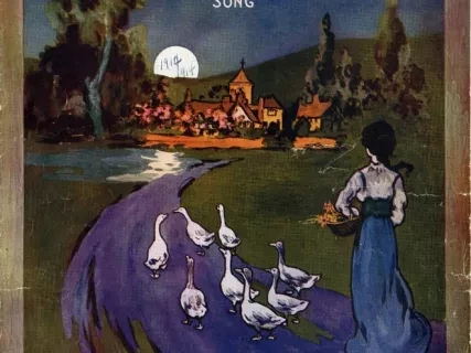 Music, Sheet - When It's Night Time Down in Burgundy