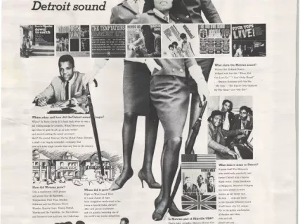 Poster - Motown is the Detroit Sound - Hudson's
