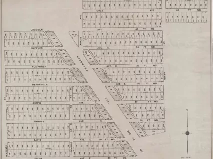 Plat - Leinbach-Humphrey's Woodward Avenue Subdivision