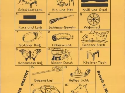 Poster - Schnitzelbank