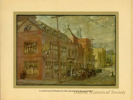 Print - In an Earlier Day the Old Building Was Itself a Showplace of the Newspaper World