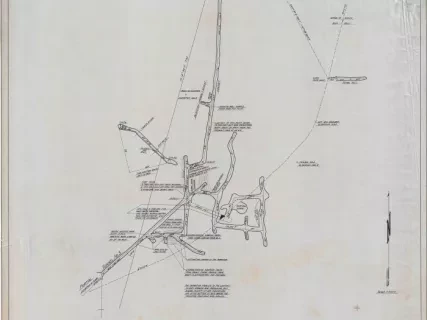 Map - Map of Workings, Champion Sillimanite Mine, Oreana, Pershing County, Nevada.