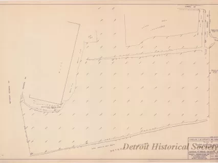 Blueprint - Plan of Supplemental Elevations (After Demolition Work)