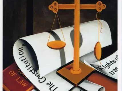 Postcard - Double Cross of Justice