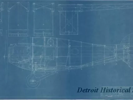 Blueprint - Longitudinal Section (Fuselage),
Aerial Sedan Model SM-20