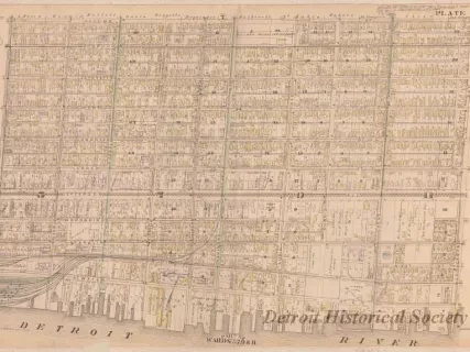 Map - Part of Wards 5, 7, 9 & 11
[Atlas of the City of Detroit and Suburbs]