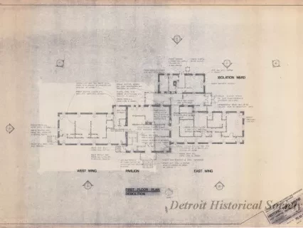 Blueprint - Historic Fort Wayne, 
Post Hospital Restoration