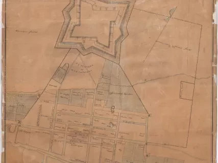Map - The Town and Fortifications of Detroit AD 1796, 
City of Detroit AD 1845
