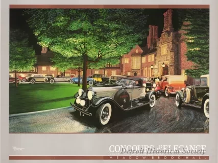 Poster - Concours d'Elegance