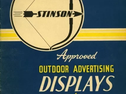 Catalog - Stinson Approved Outdoor Advertising Displays for Stinson Dealers.