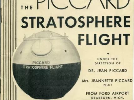 Souvenir - The Piccard Stratosphere Flight