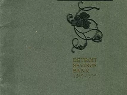 Booklet - Jubilee of the Detroit Savings Bank