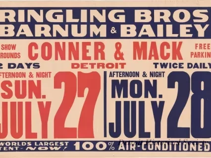 Poster - Ringling Bros. Barnum & Bailey