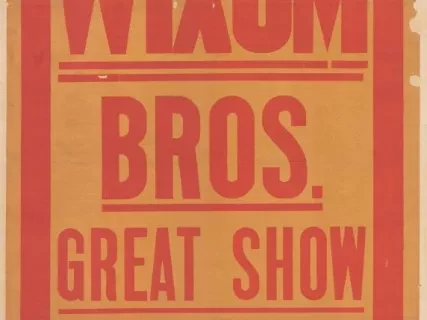 Poster - Wixom Bros. Great Show - Acrobats and Gymnasts