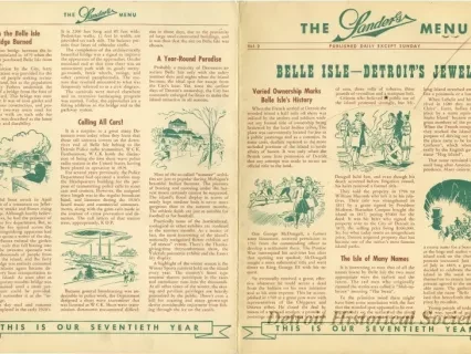 Menu - The Sanders Menu, Vol. 2, No. 15