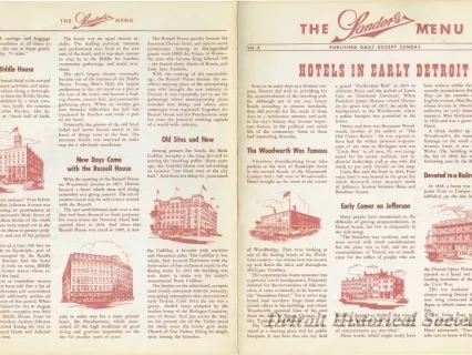 Menu - The Sanders Menu, Vol. 3, No. 4