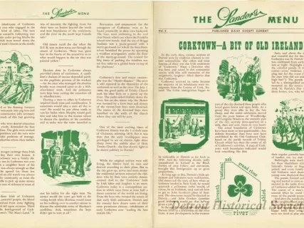 Menu - The Sanders Menu, Vol. 3, No. 14
