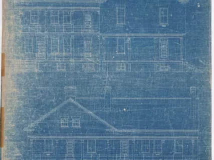 Blueprint - Two Co. Barrack
[Building No. 305 & 314]