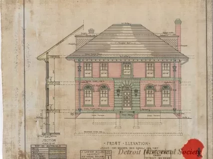 Drawing, Architectural - Front Elevation