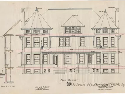 Drawing, Architectural - Front Elevation