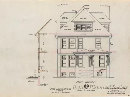 Drawing, Architectural - Front Elevation