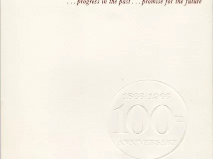 Brochure - Parke-Davis at 100 ...progress in the past...promise for the future