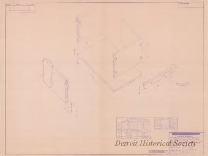 Blueprint - Ammunition Boxes - Lt. Artillery, 6 & 12 Pdr.