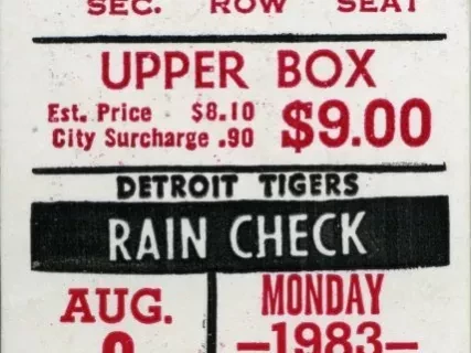 Ticket, Admission