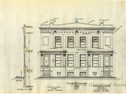 Drawing, Architectural - Front Elevation