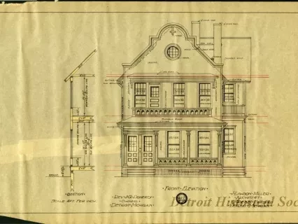 Drawing, Architectural - Front Elevation