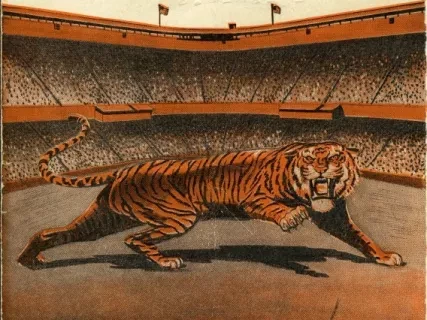 Scorecard - Official Detroit Tigers Score Card
Briggs Stadium, 1946