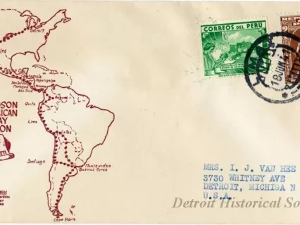 Envelope - Envelope from Richardson Pan-American Highway Expedition