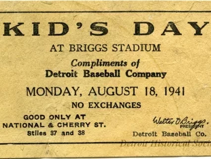 Ticket, Admission
