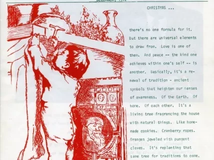 Newsletter - WE Winkelman Employees
December, 1972