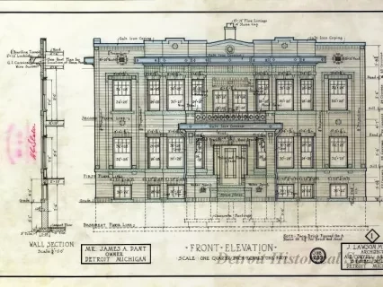 Drawing, Architectural - Front Elevation